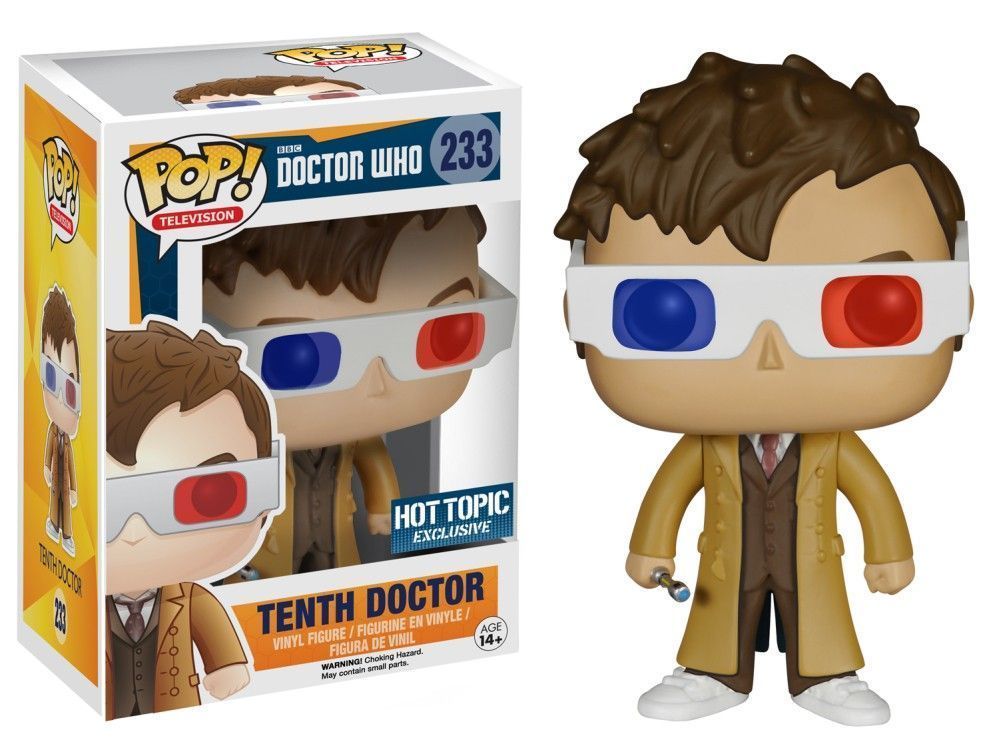 Funko Pop! 10th Doctor (3D Glasses) (Doctor Who)