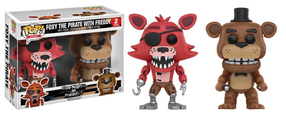 Funko Pop! 2 Pack - Foxy the Pirate with Freddy (Five Nights at Freddy's)