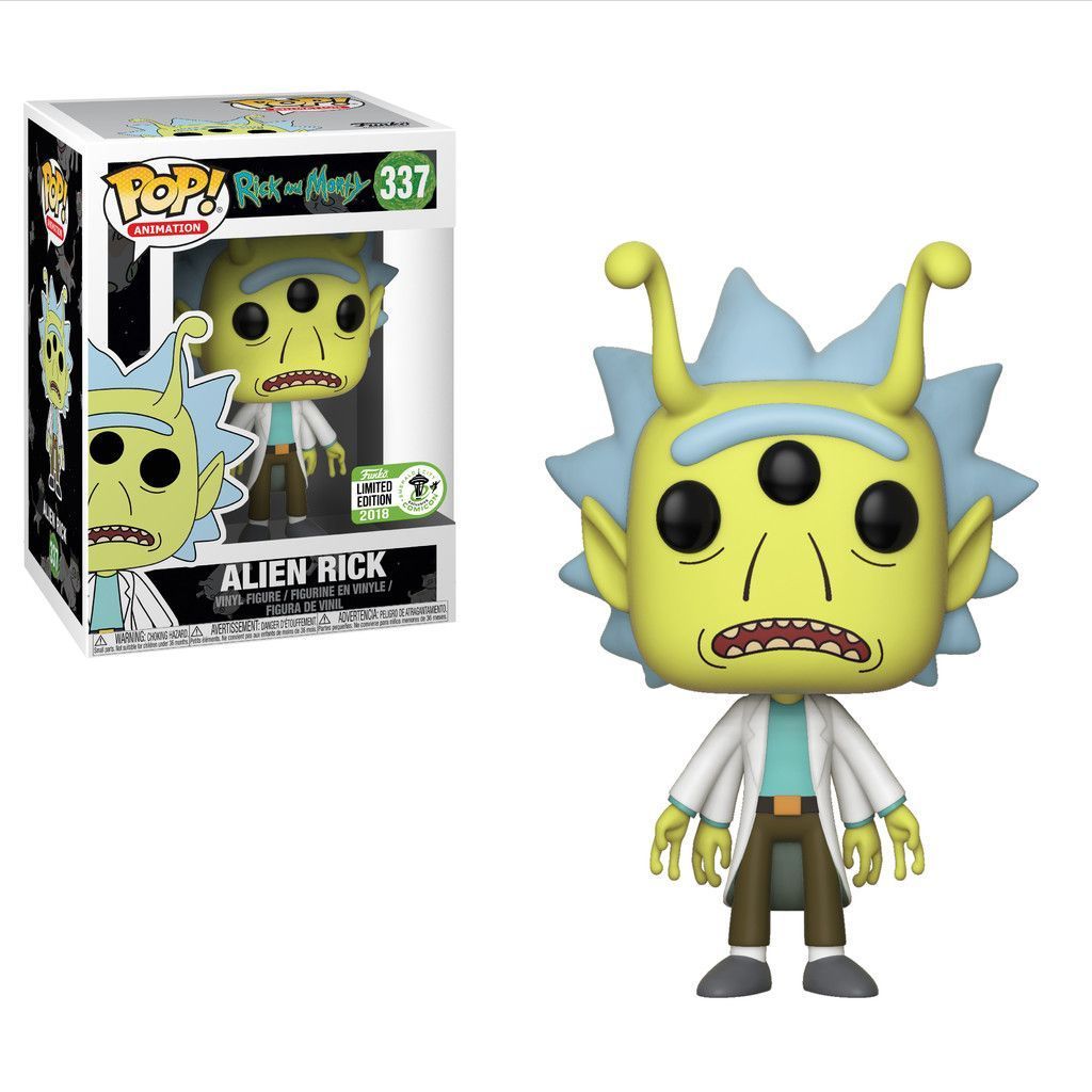 Funko Pop! Alien Rick ECCC (Rick and Morty)