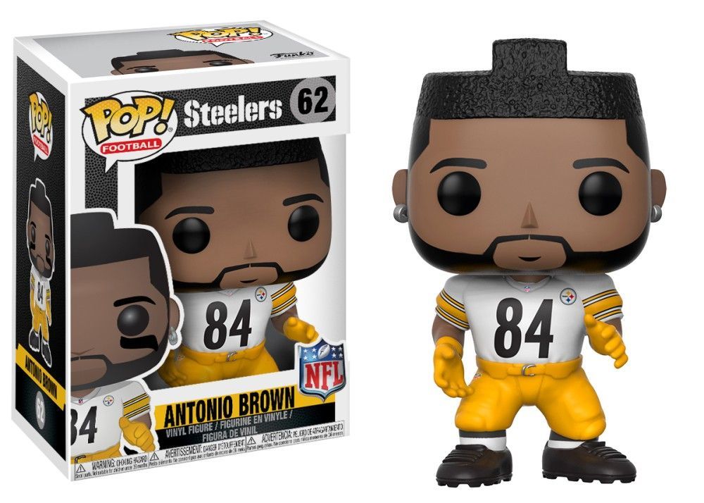 Funko Pop! Antonio Brown (Steelers White) (NFL)