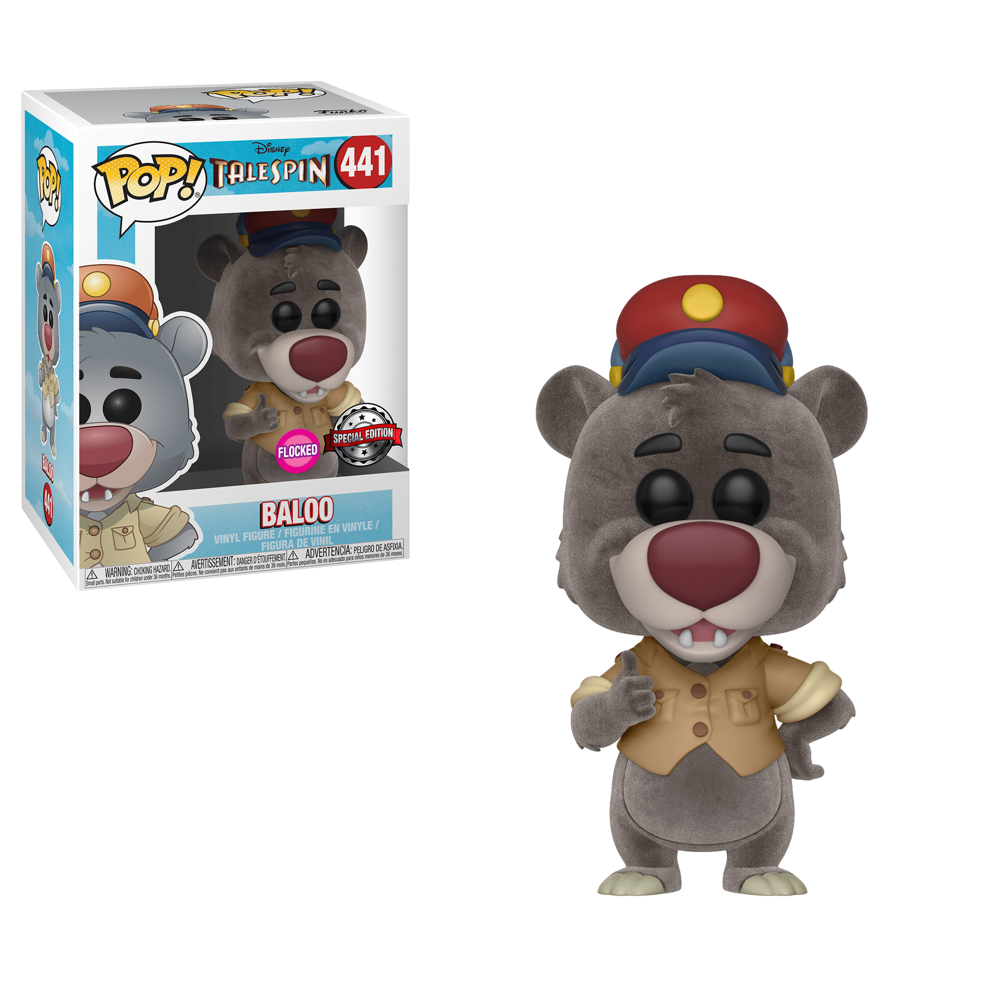 Funko Pop! Baloo Bear - (Flocked) (TaleSpin)