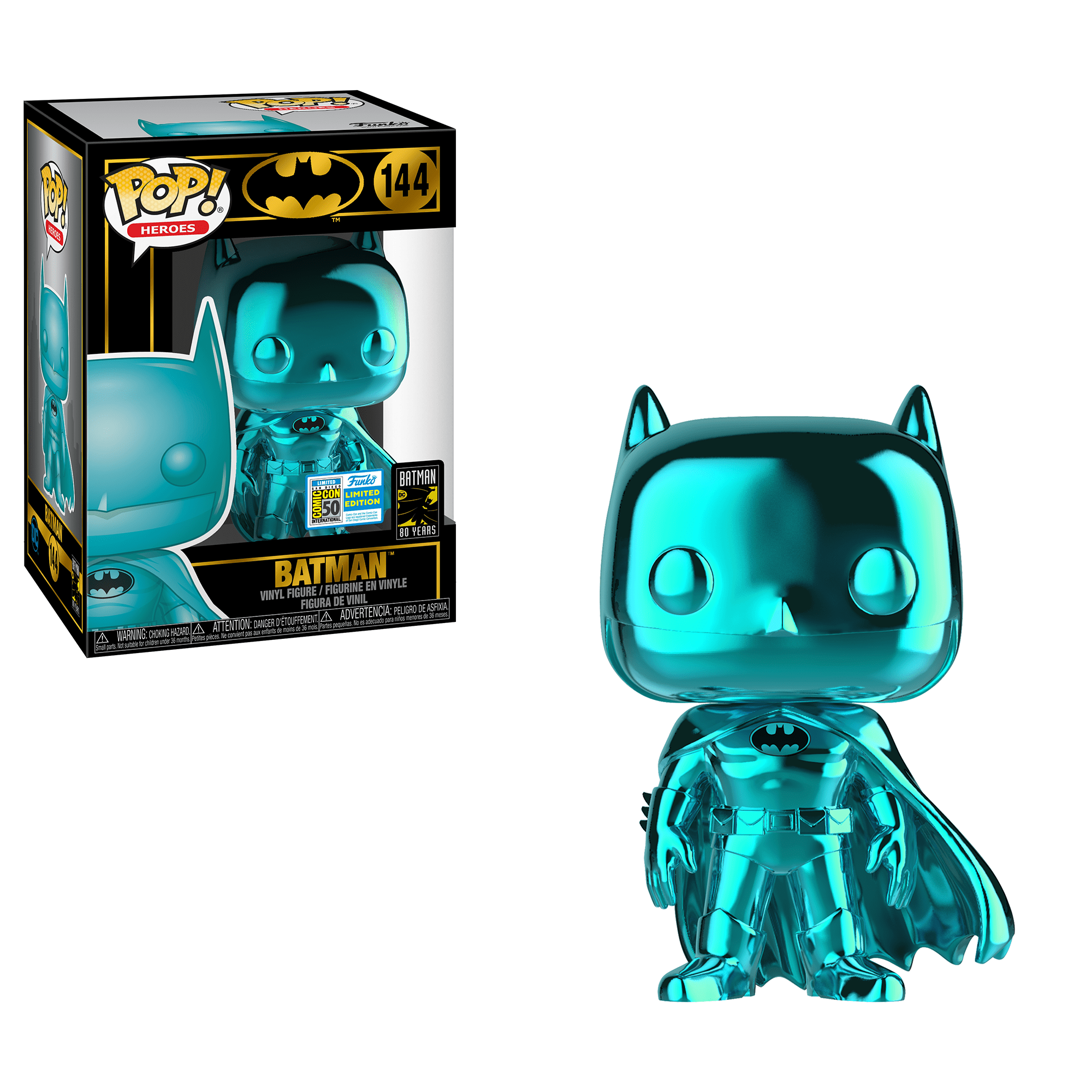 Funko Pop! Batman (Teal) (Chrome) (DC Comics)