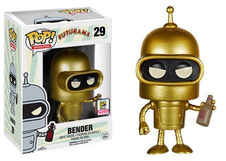 Funko Pop! Bender (Gold) SDCC (Futurama)