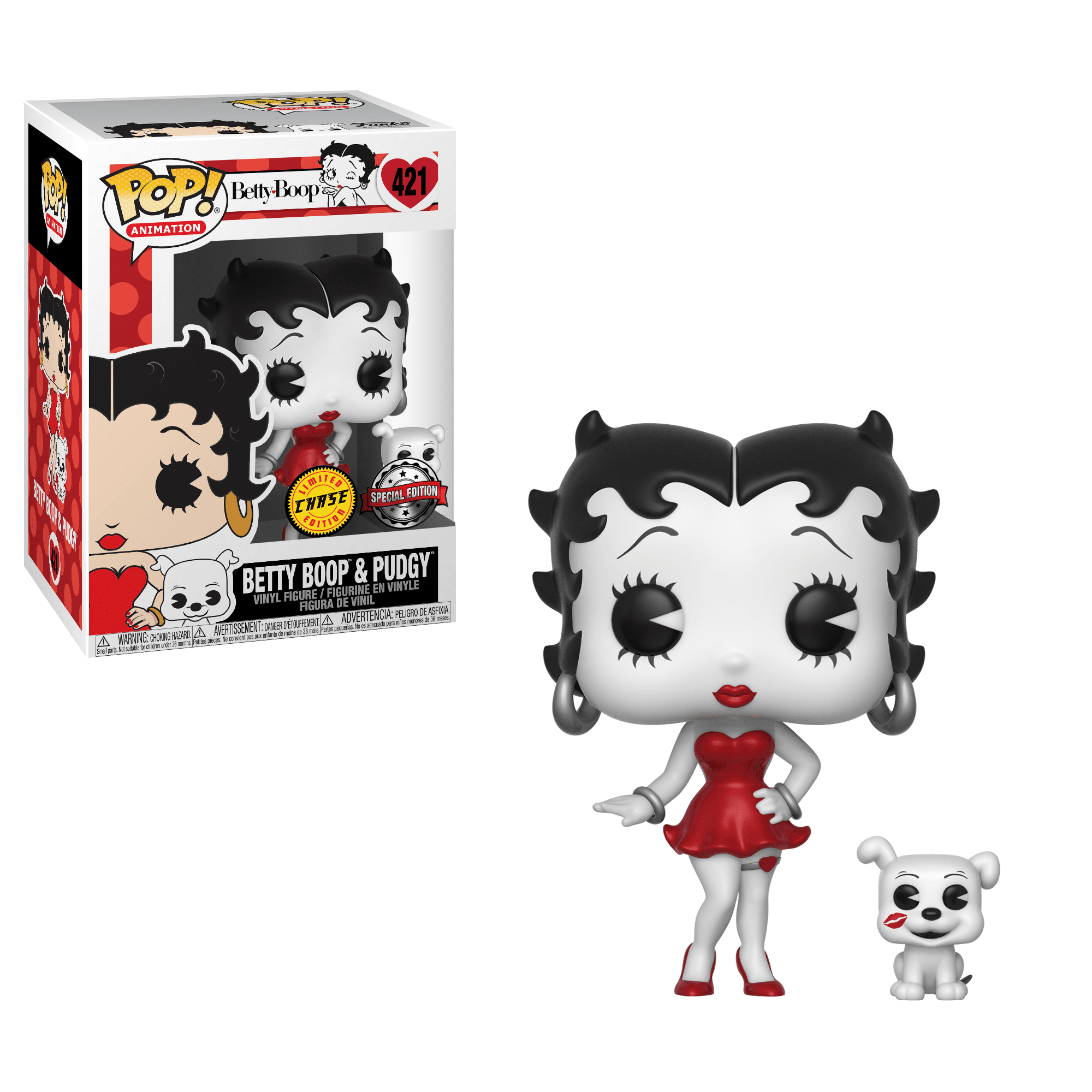Funko Pop! Betty Boop (w/ Pudgy) (Black and White