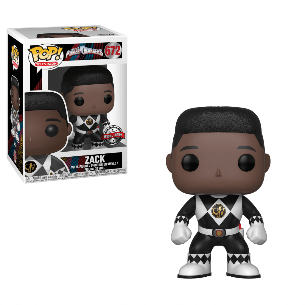 Funko Pop! Black Ranger (w/ out helmet) (Power Rangers)