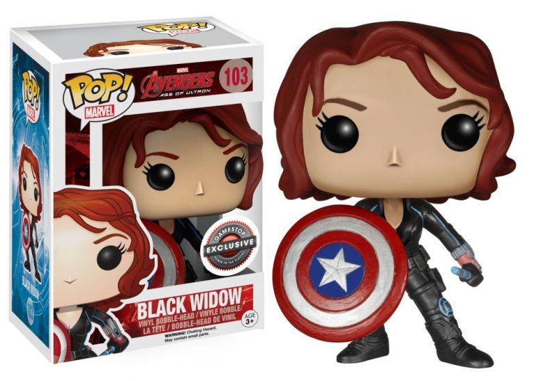 🔥 Funko Pop! Black Widow (w/ Shield) 〖Avengers〗