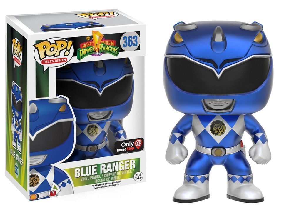 Funko Pop! Blue Ranger - (Metallic) (Power Rangers)