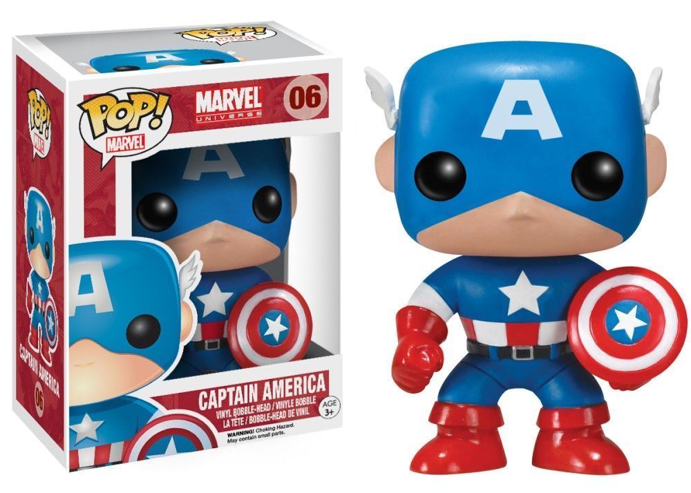 Funko Pop! Captain America (Marvel Comics)