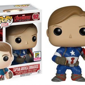 Funko Pop! Captain America (Unmasked) (Avengers)…