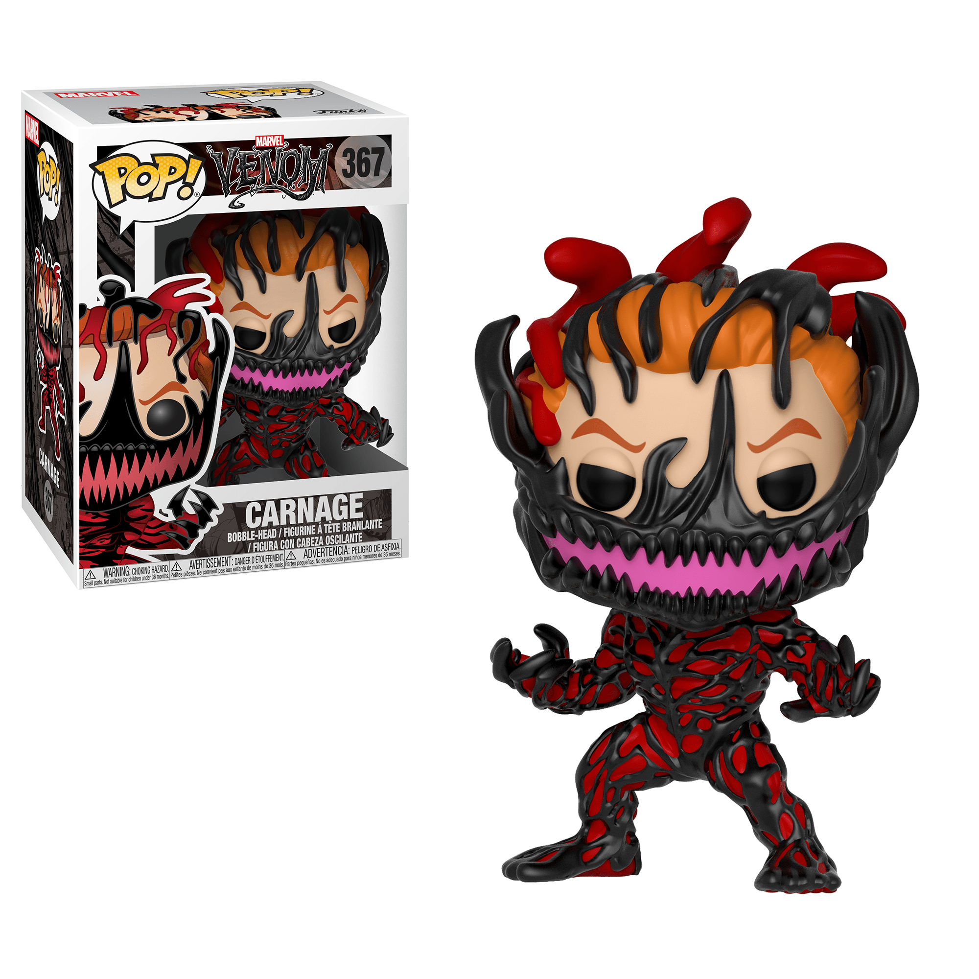 Funko Pop! Carnage (with Cletus Kasady) (Venom)