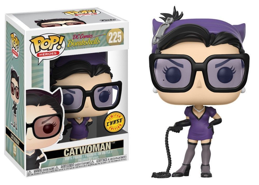 Funko Pop! Catwoman (DC Bombshells) (Purple) (Chase) (DC Comics)