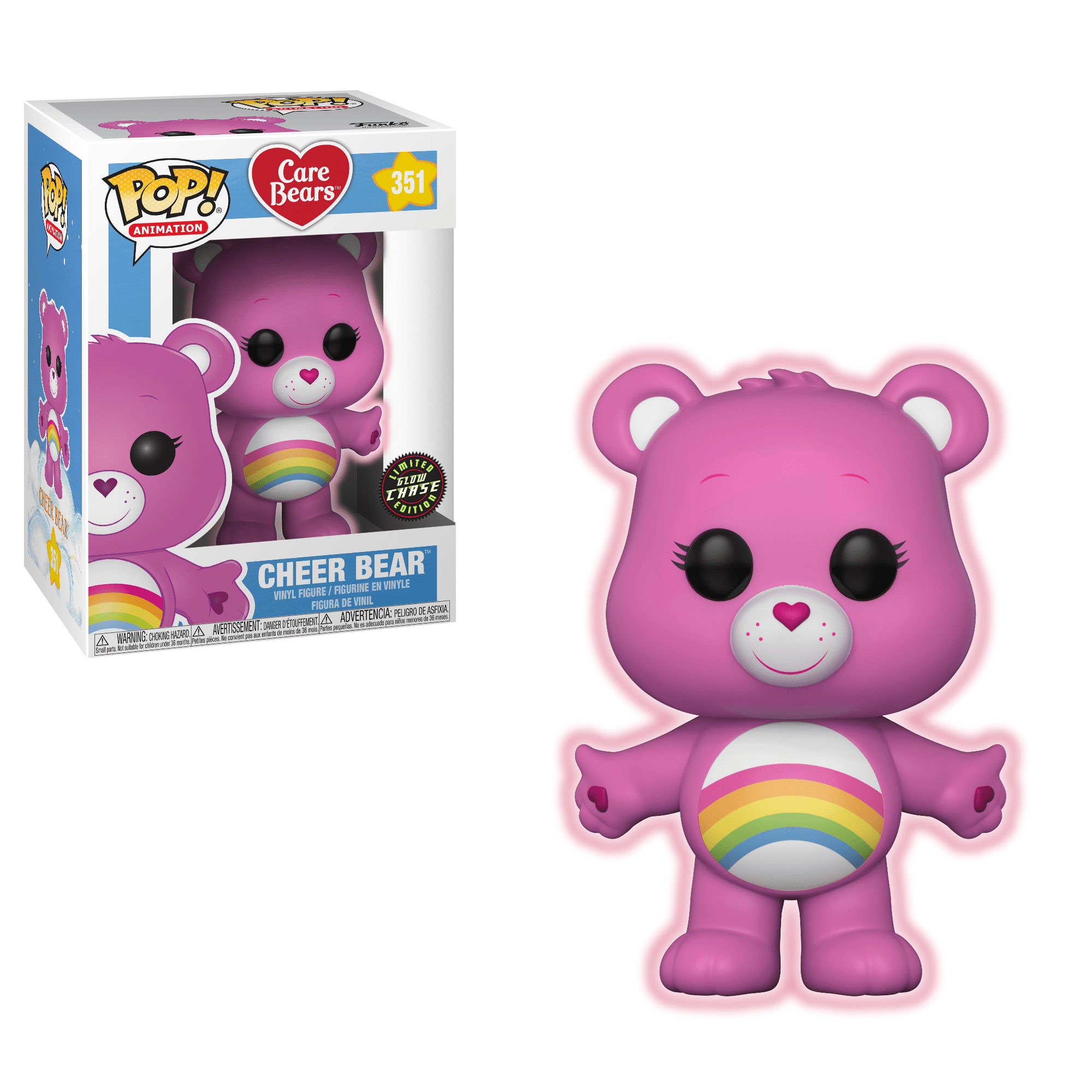 Funko Pop! Cheer Bear (Glow) (Chase) (Care Bears)