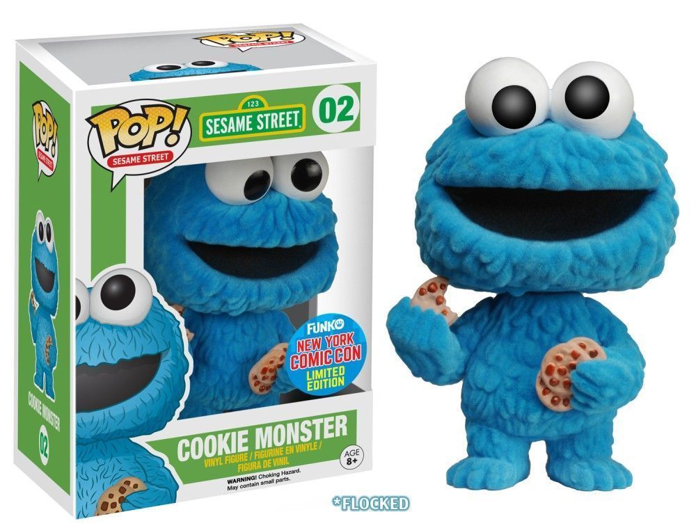 Funko Pop! Cookie Monster - (Flocked) (Sesame Street)