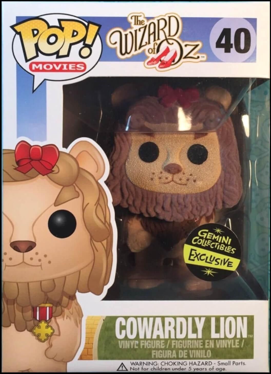 Funko Pop! Cowardly Lion - (Flocked) (Wizard of Oz)