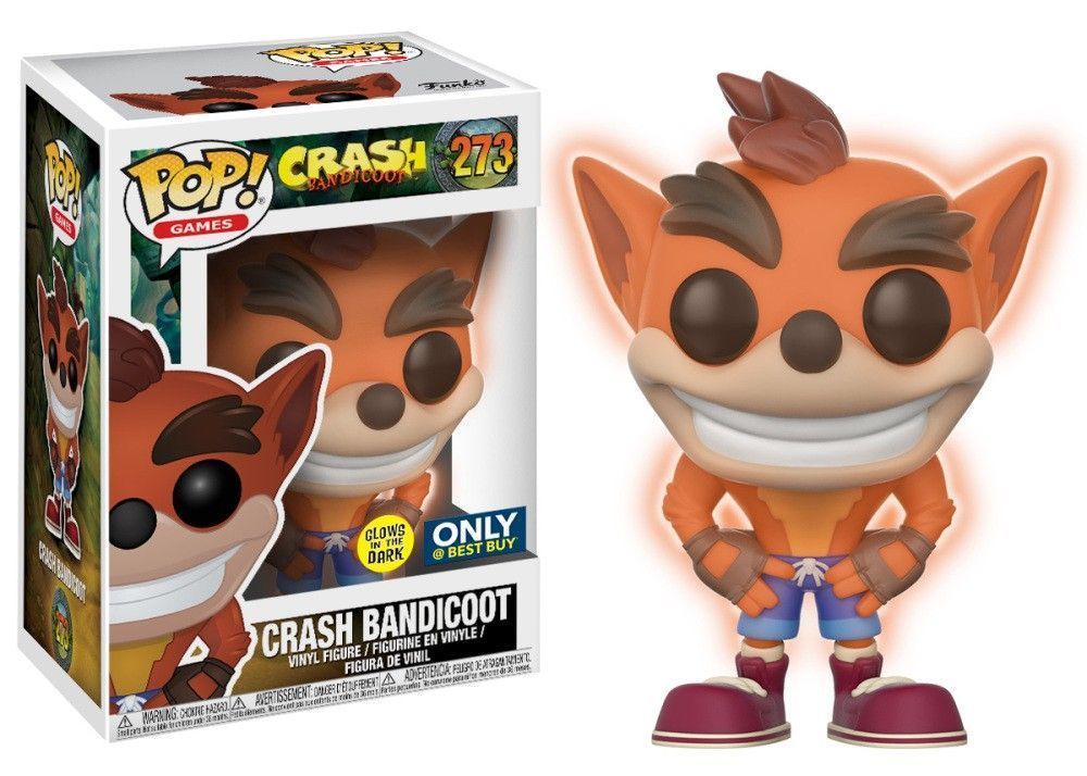 Funko Pop! Crash Bandicoot - (Glow) (Crash Bandicoot)