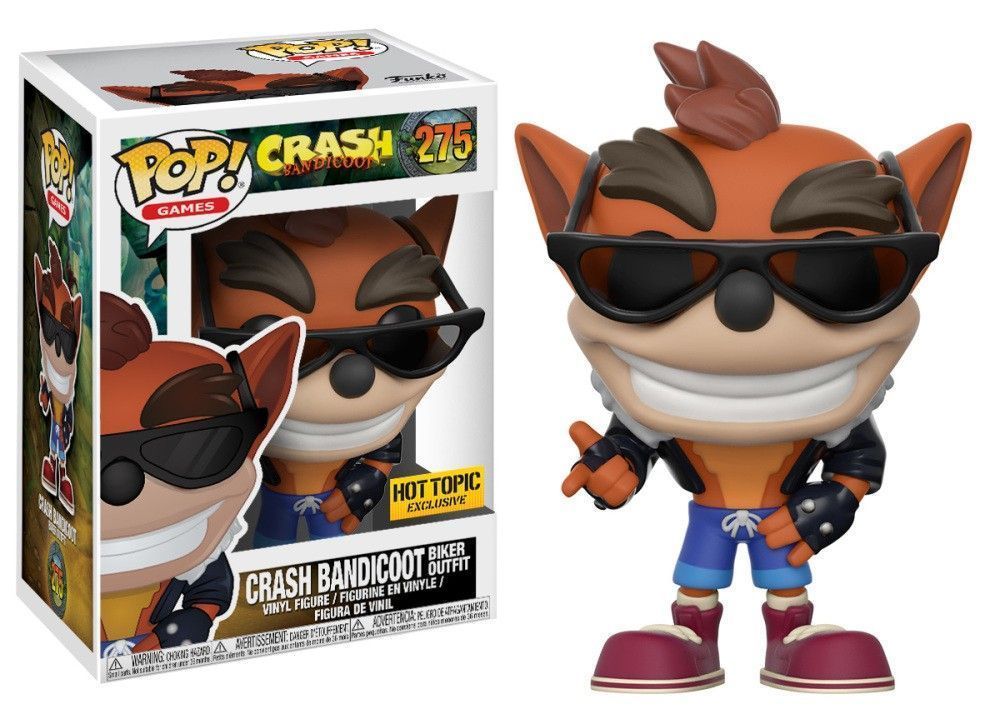 Funko Pop! Crash Bandicoot (in Biker Outfit) (Crash Bandicoot)