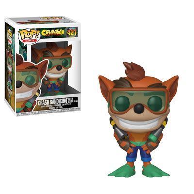 Funko Pop! Crash Bandicoot with Scuba Gear (Crash Bandicoot)