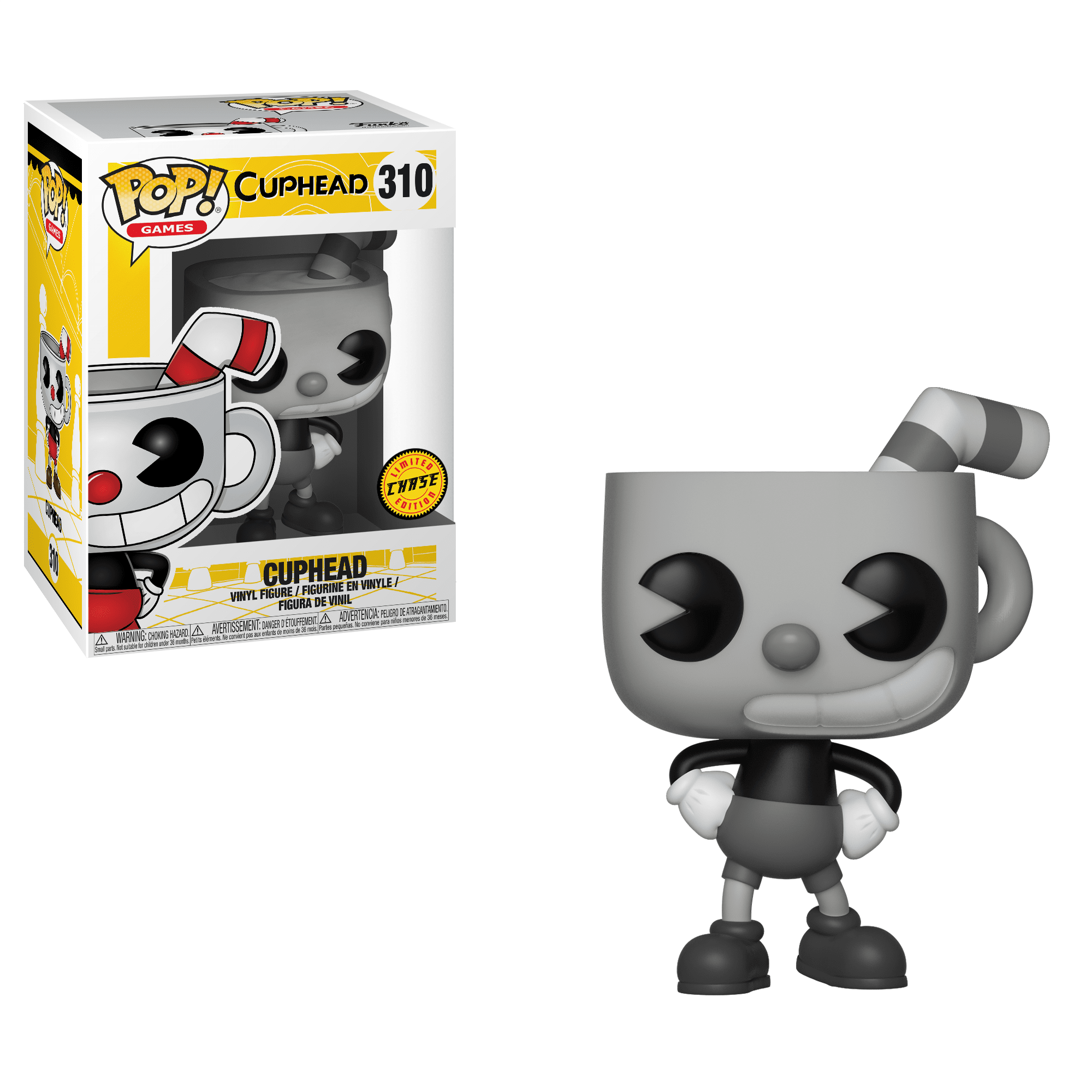 Funko Pop! Cuphead (Black and White) (Chase) (Cuphead)