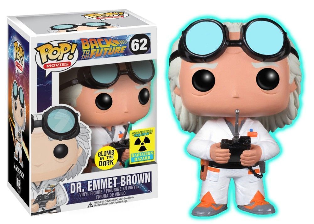 Funko Pop! Dr. Emmett Brown - (Glow) (Back to the Future)