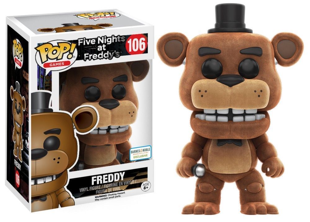 Funko Pop! Freddy Fazbear - (Flocked) (Five Nights at Freddy's)