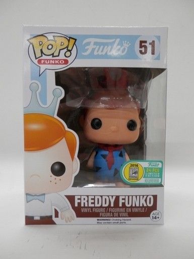 Funko Pop! Freddy Funko (as Fred Flintstone) (Blue) (Freddy Funko)