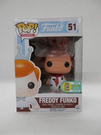 Funko Pop! Freddy Funko (as Fred Flintstone) (White) (Freddy Funko)