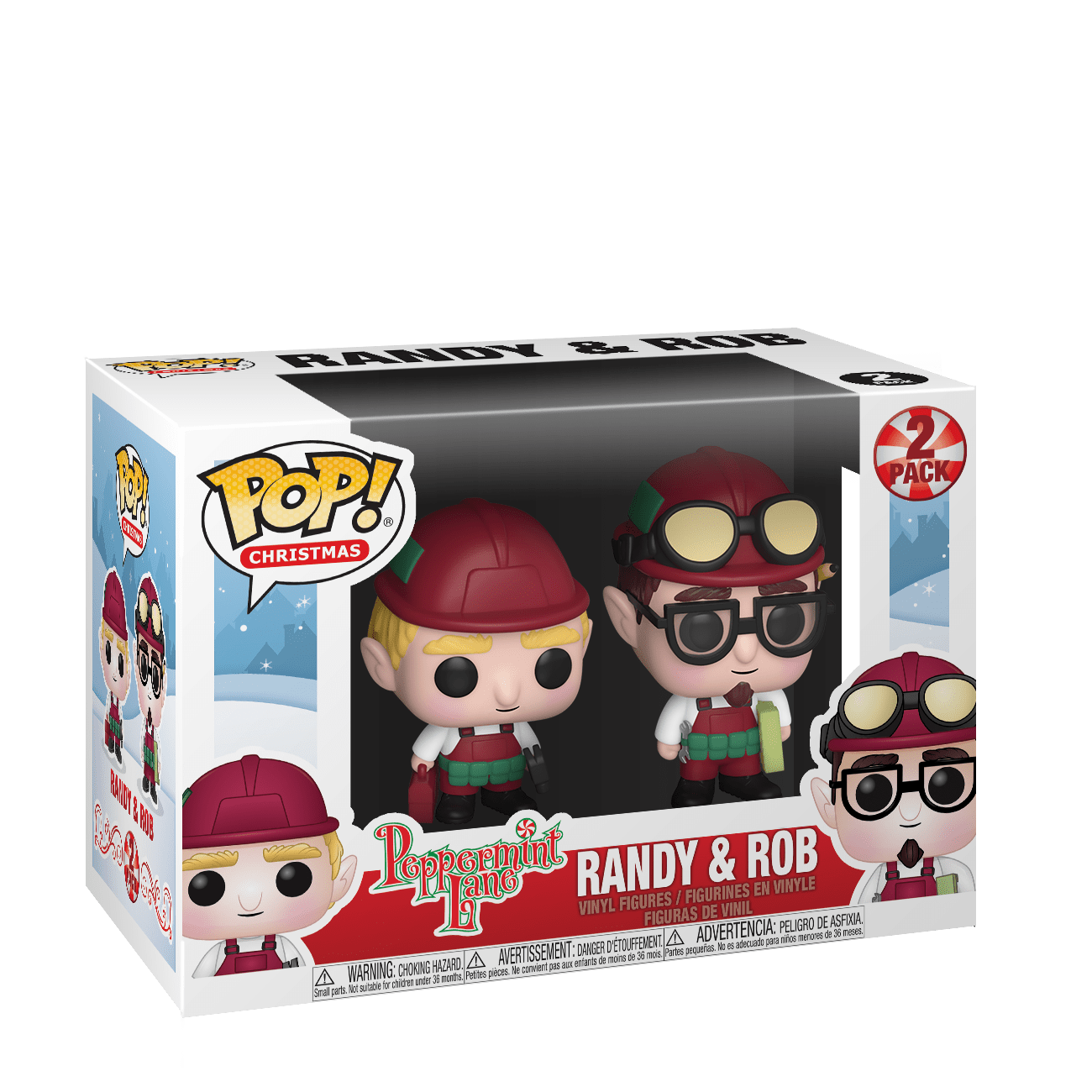 Funko Pop! Funko Christmas Peppermint Lane - Randy and Rob (Peppermint Lane)