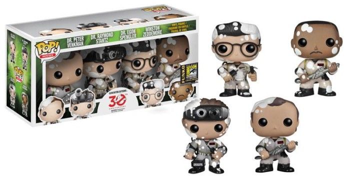 Funko Pop! Ghostbusters (Marshmallowed) (4-Pack) SDCC (Ghostbusters)