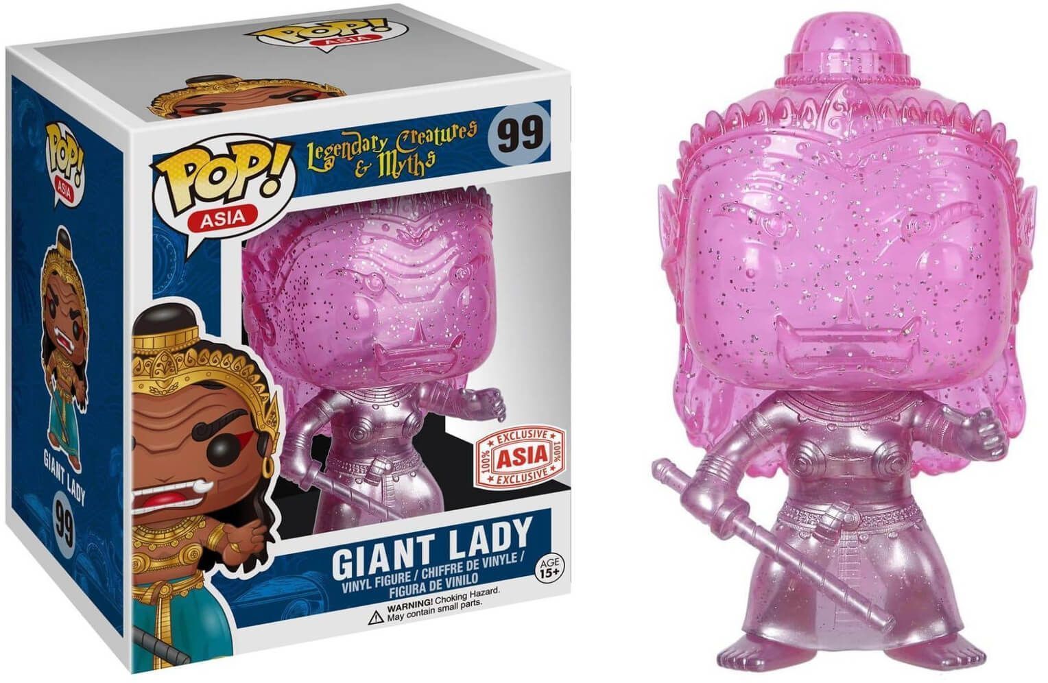 Funko Pop! Giant Lady - Translucent Pink (Pop Asia)
