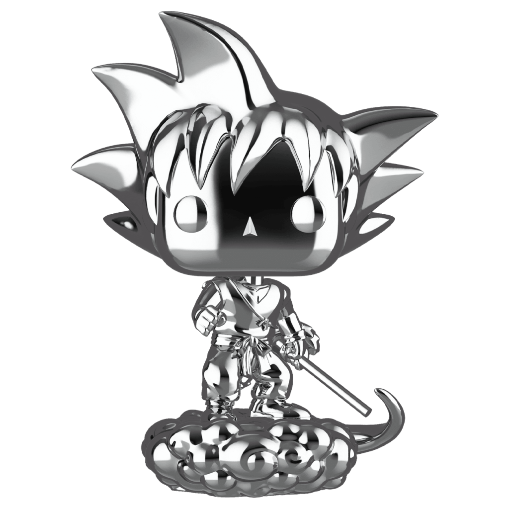 Funko Pop! Goku & Flying Nimbus (Silver) (Chrome) (Dragonball Z)