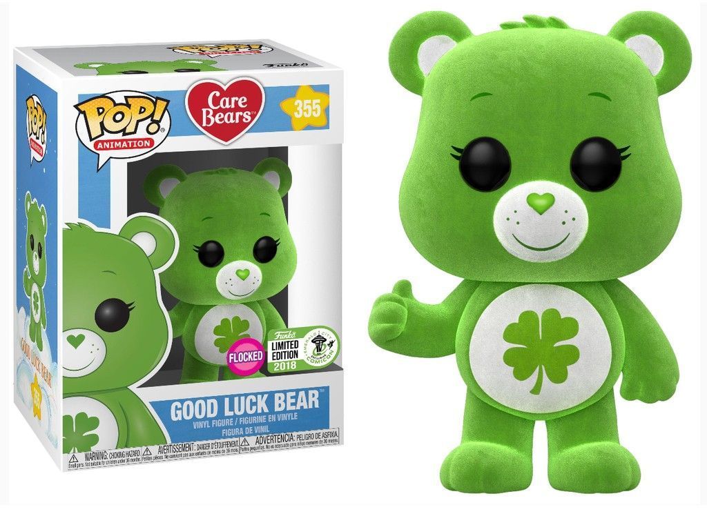 Funko Pop! Good Luck Bear (Flocked) ECCC (Care Bears)