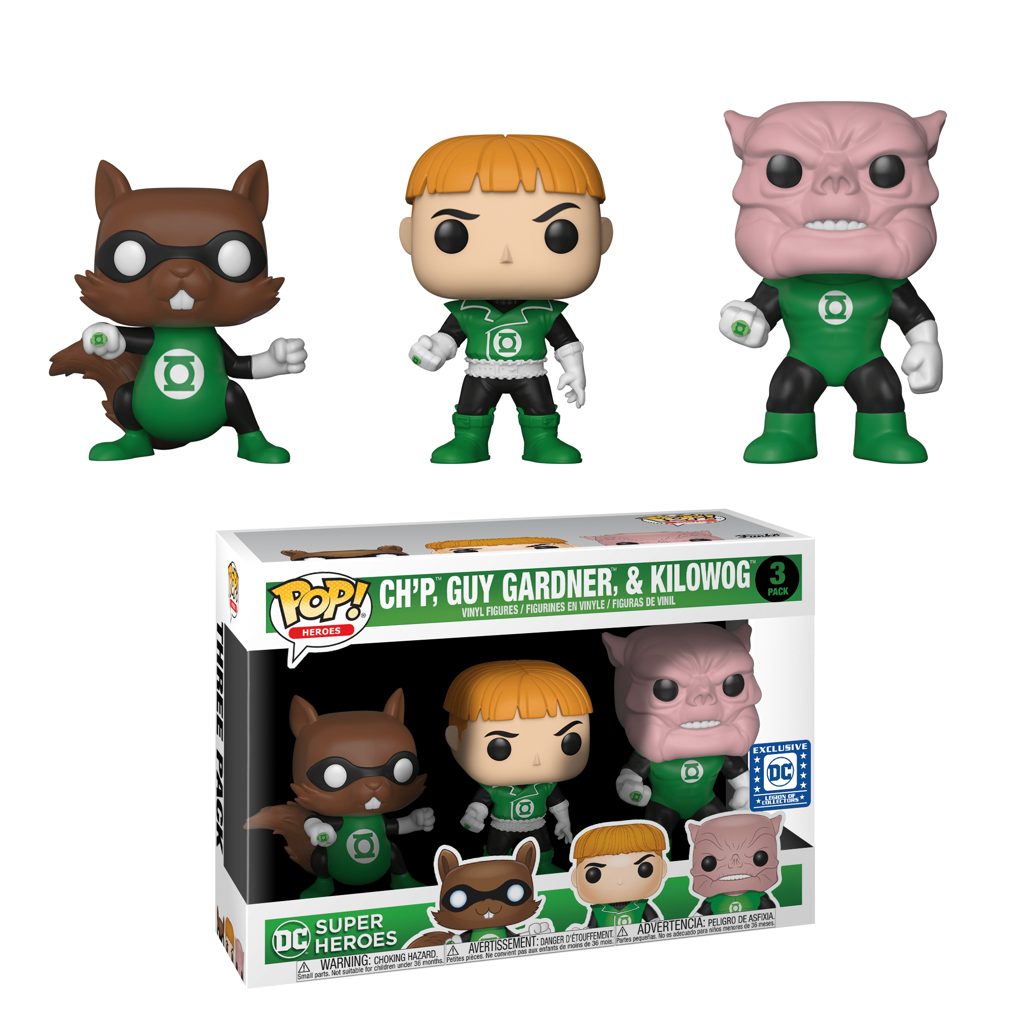 Funko Pop! Green Lantern-POP-3 Pack-Green Lanterns (DC Comics)