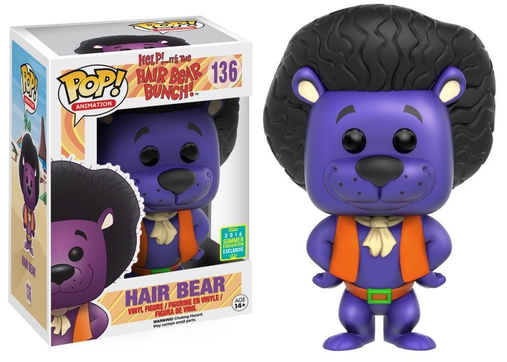 Funko Pop! Hair Bear - (Purple) (Hanna Barbera)