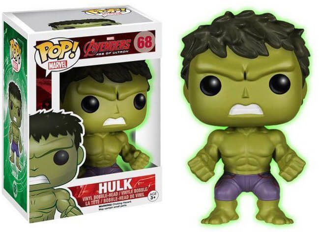 Funko Pop! Hulk - (Glow) (Avengers)