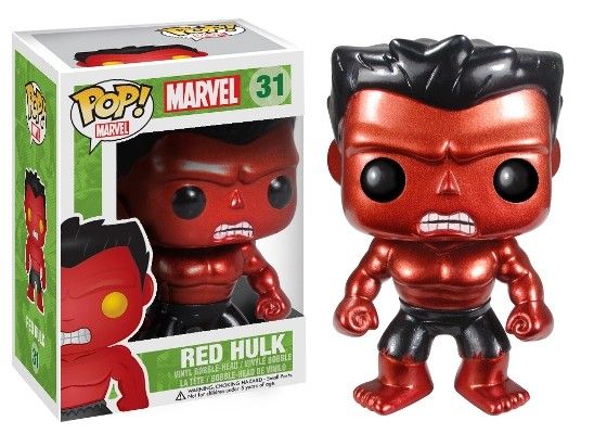 Funko Pop! Hulk (Red) (Metallic) (Marvel Comics)