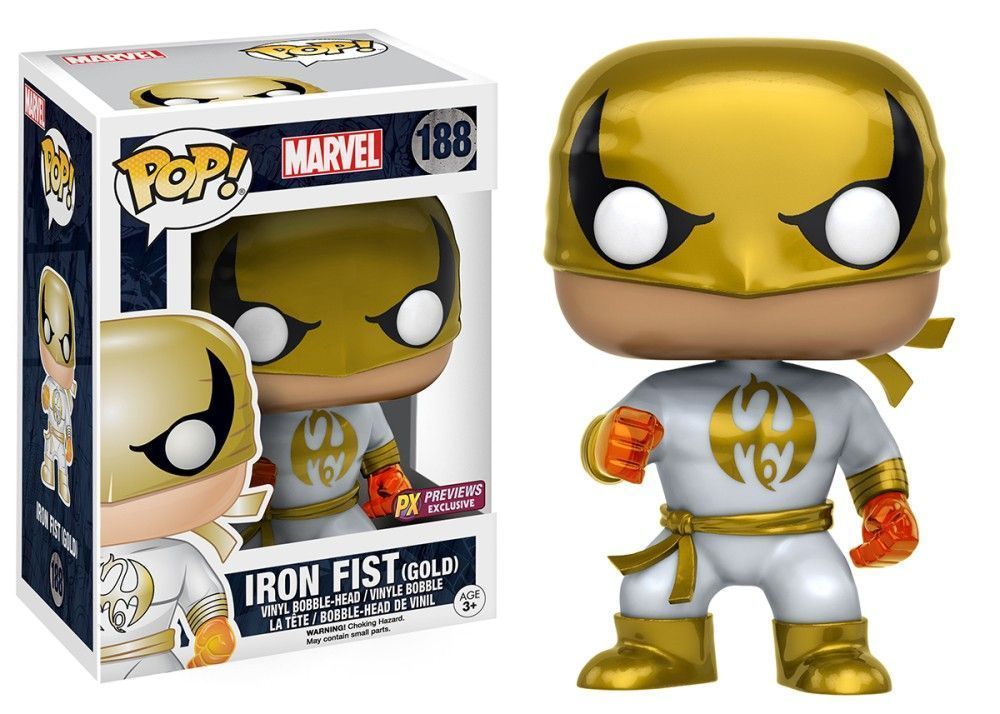 Funko Pop! Iron Fist - (Gold) (Marvel Comics)