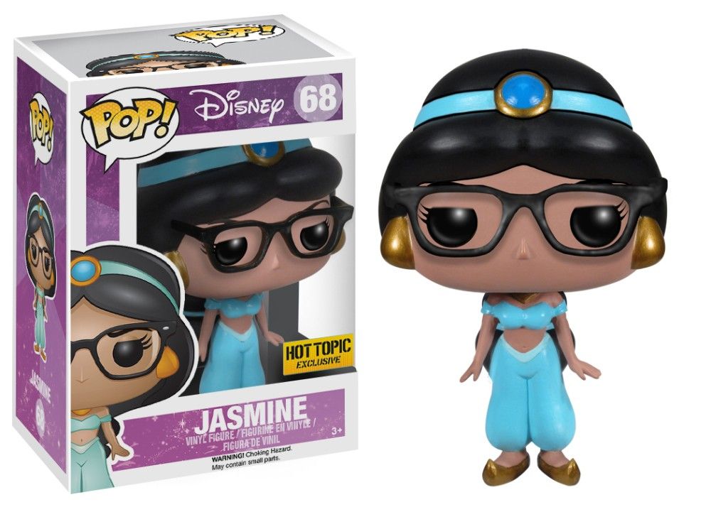 Funko Pop! Jasmine (w/ Glasses) (Nerd) (Aladdin)