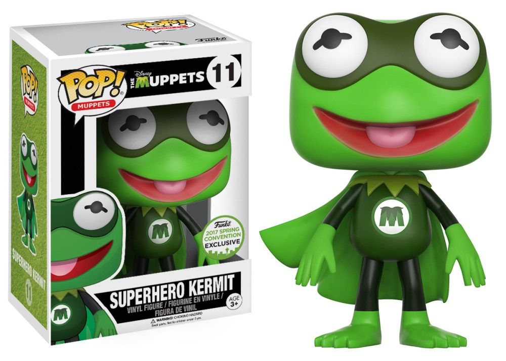 Funko Pop! Kermit the Frog (Superhero) (The Muppets)