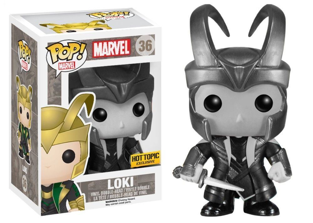 Funko Pop! Loki (Helmet) (Black and White) (Avengers)
