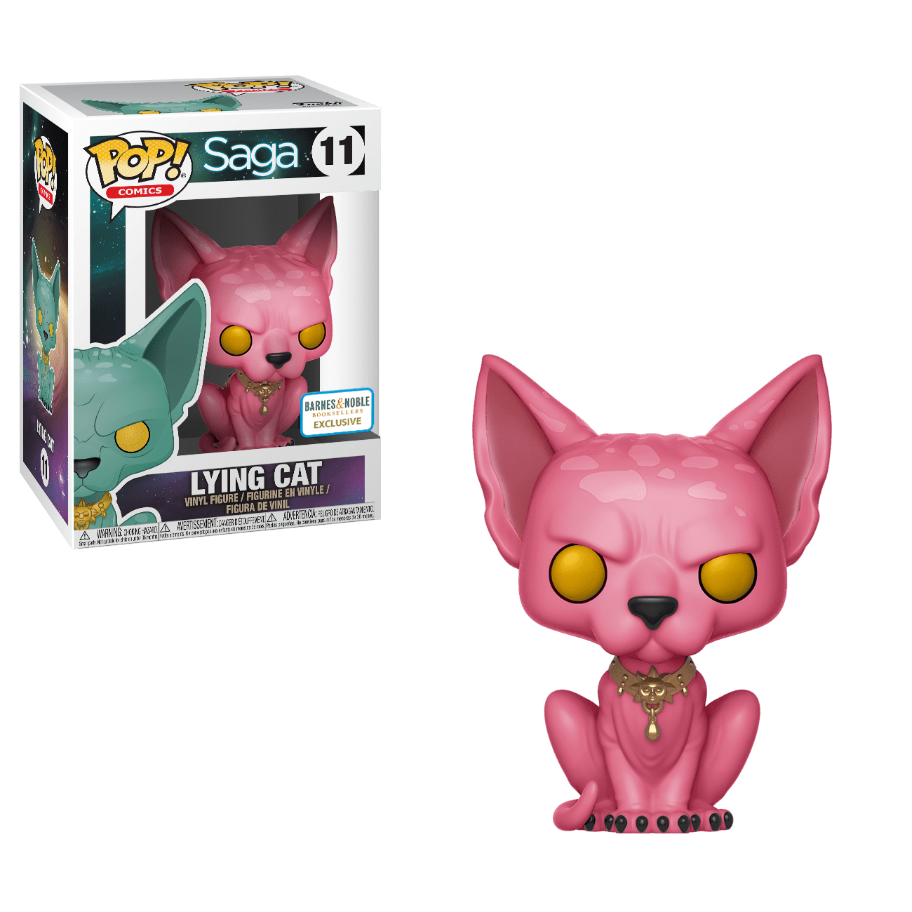Funko Pop! Lying Cat - (Pink) (SAGA)