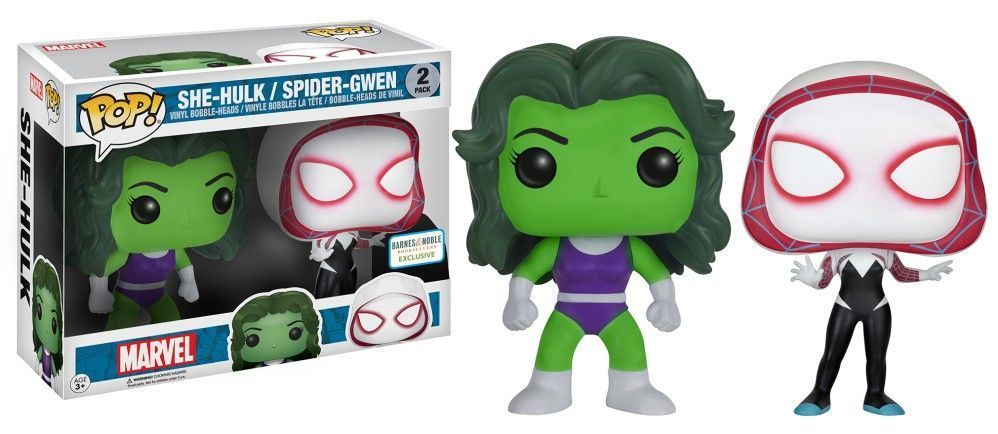 Funko Pop! Marvel - 2 Pack - She-Hulk & Spider Gwen (Marvel Comics)