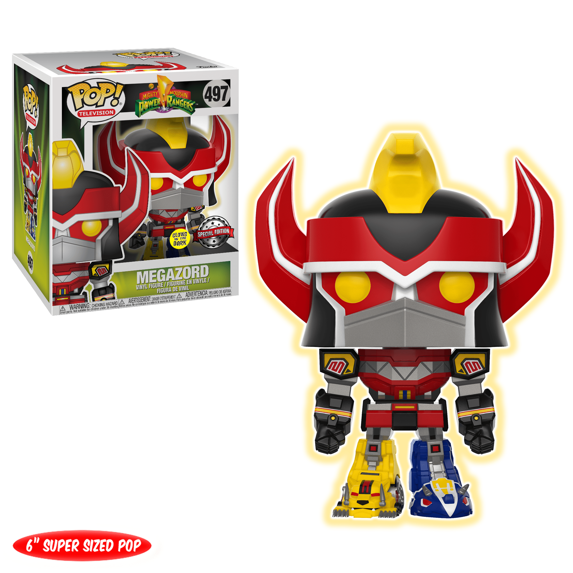 Funko Pop! Megazord (Glows in the Dark) (6 inch) (Power Rangers)