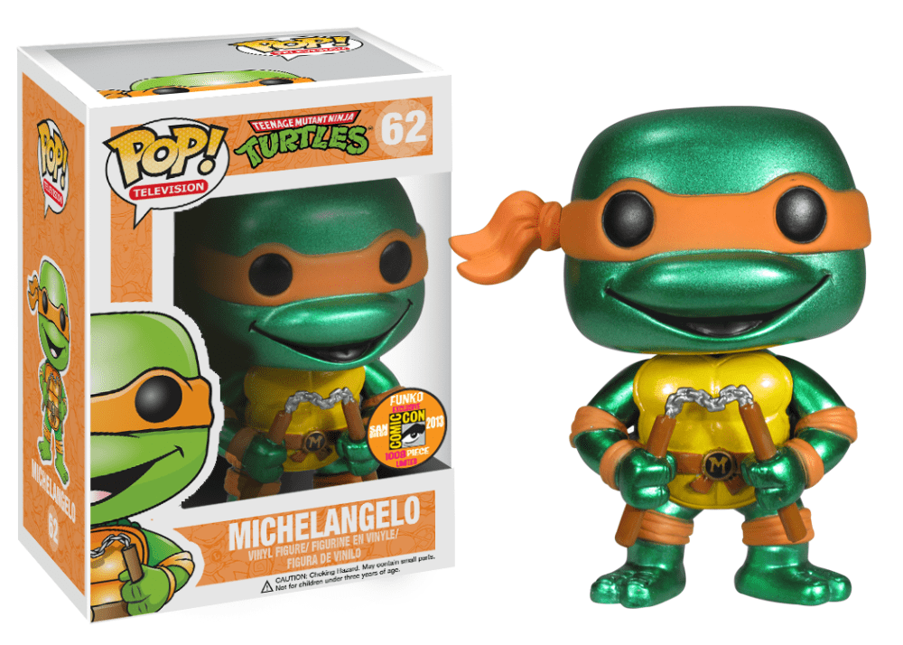 Funko Pop! Michelangelo - (Metallic) (Teenage Mutant Ninja Turtles)