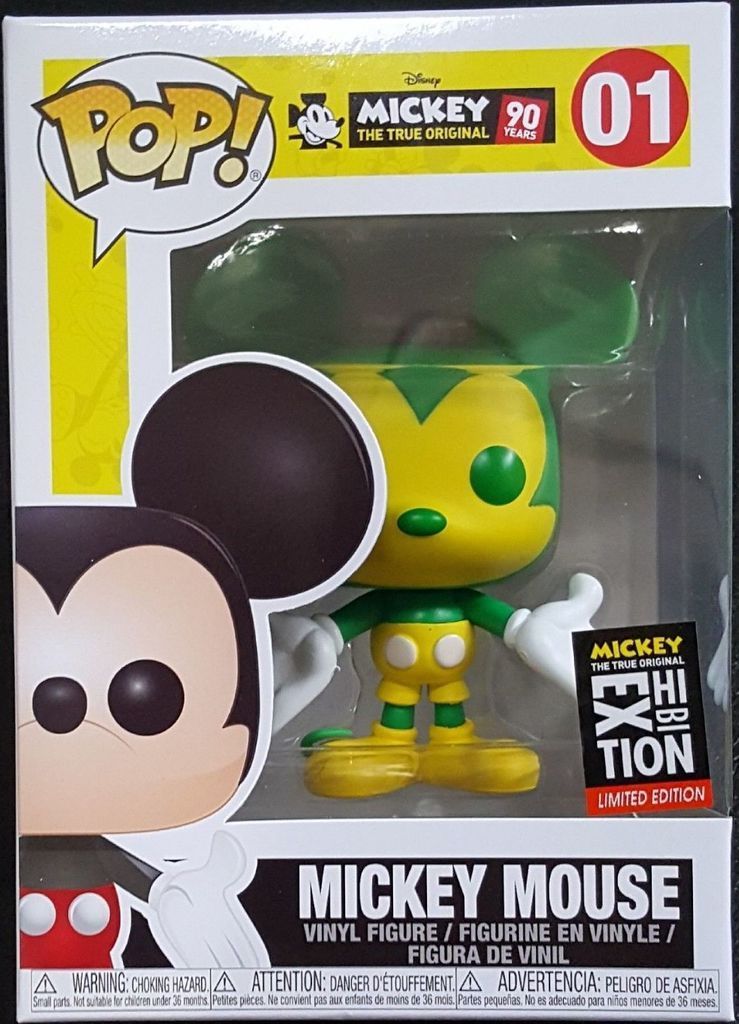 Funko Pop! Mickey Mouse (Green and Yellow) NYC Exhibition (Disney Parks)