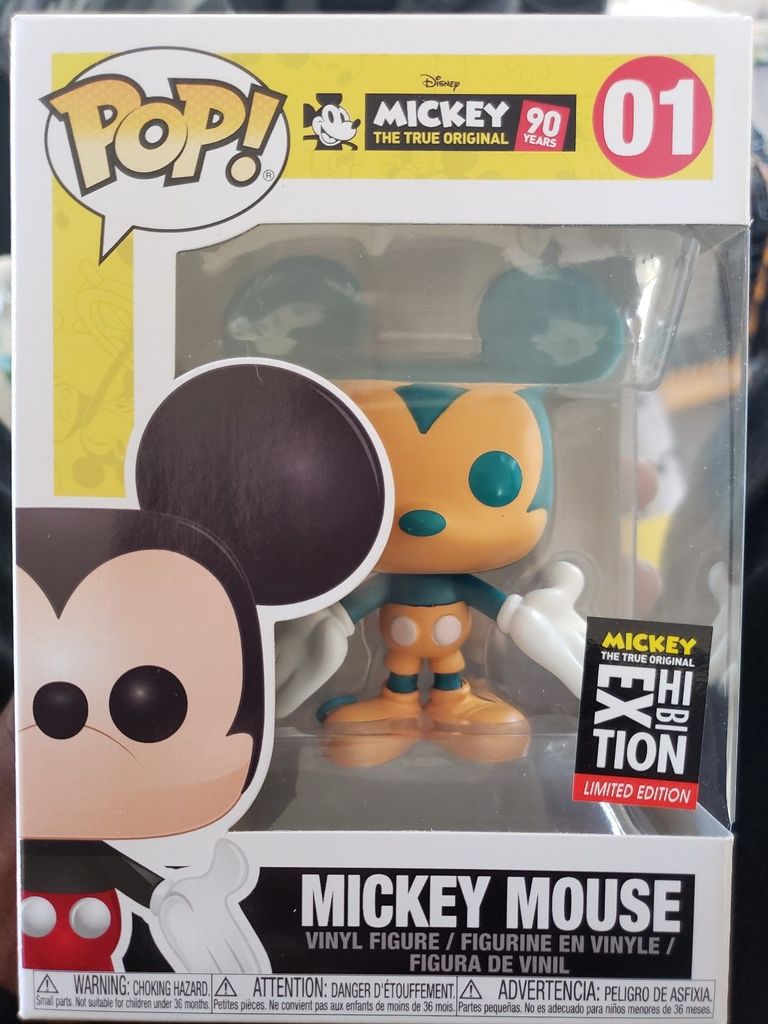 Funko Pop! Mickey Mouse (Orange and Teal) NYC Exhibition (Disney Parks)
