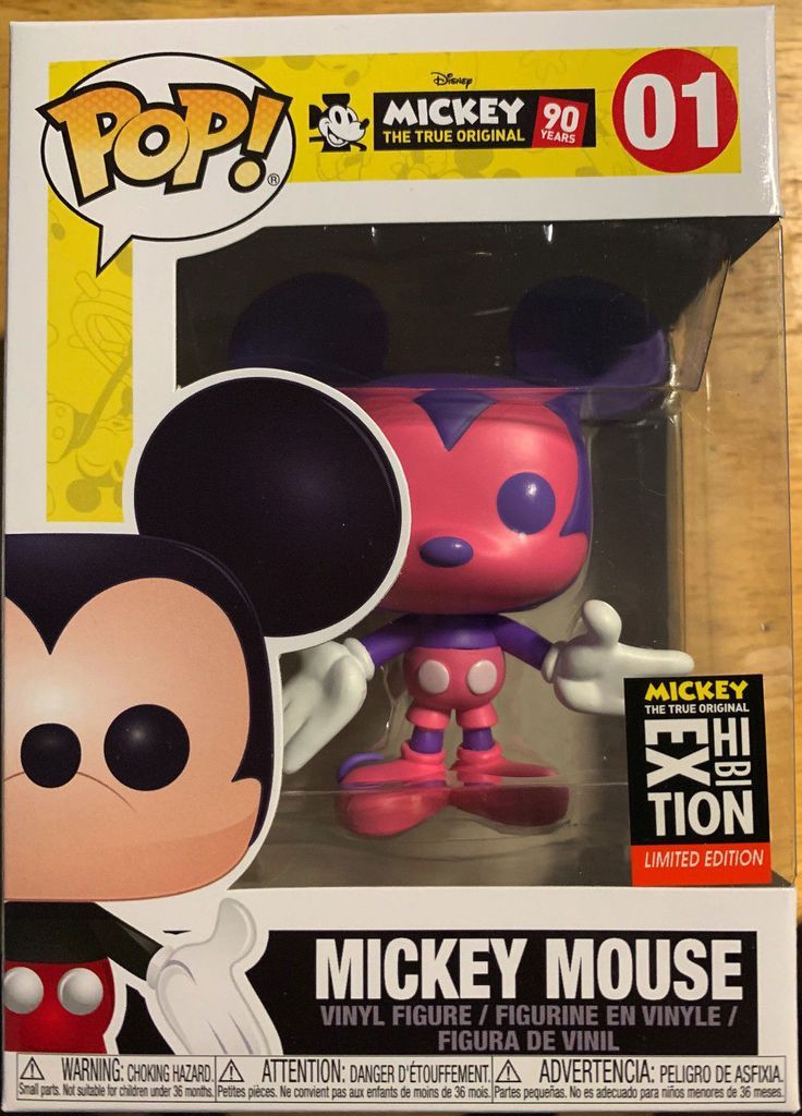 Funko Pop! Mickey Mouse (Pink and Purple) NYC Exhibition (Disney Parks)