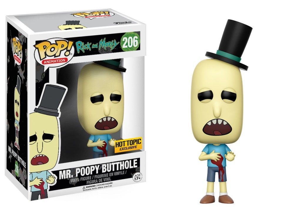 Funko Pop! Mr. Poopybutthole - (Bloody) (Rick and Morty)