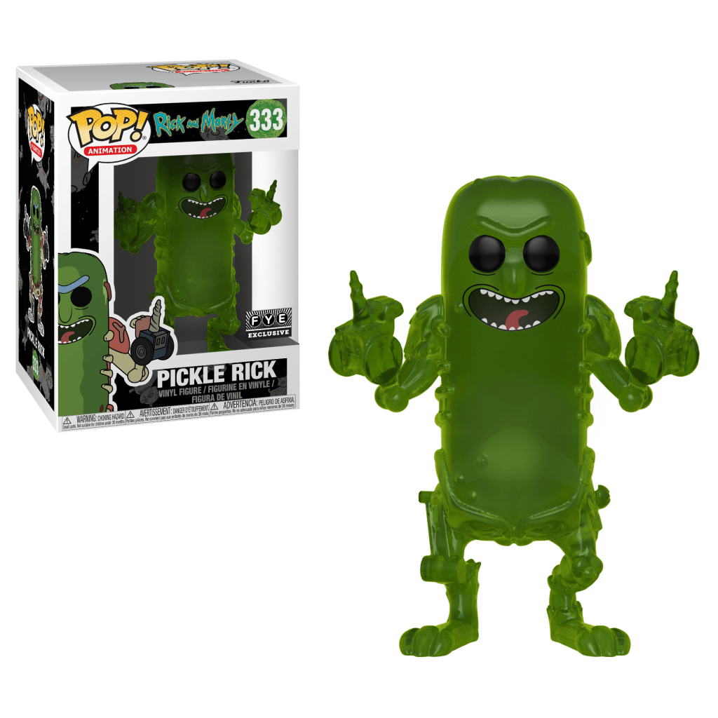Funko Pop! Pickle Rick - (Translucent) (Rick and Morty)