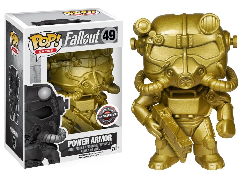 Funko Pop! Power Armor - (Gold) (Chase) (Fallout)