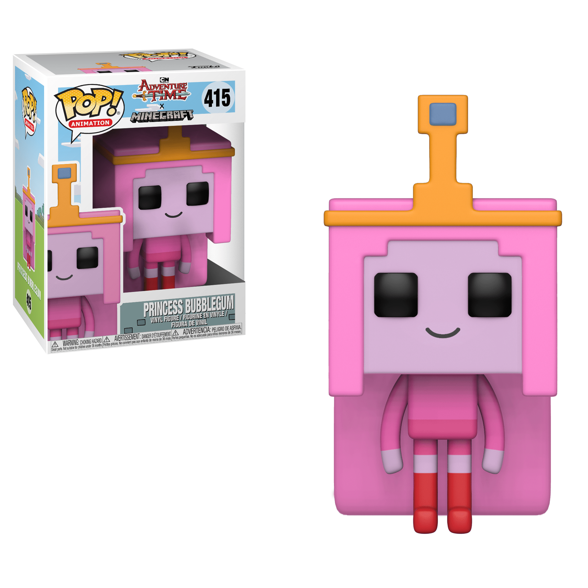 Funko Pop! Princess Bubblegum (Minecraft Style) (Adventure Time)